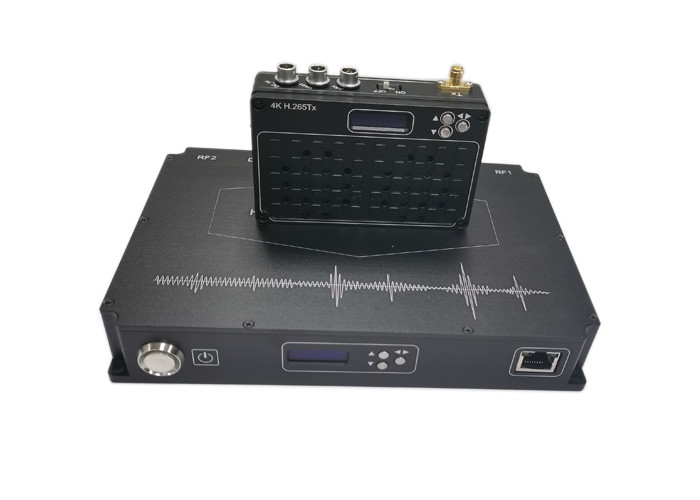 HEVC COFDM वीडियो ट्रांसमीटर मैपिंग ड्रोन H.265 4K SDI