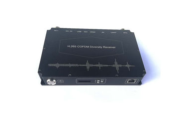 HD H.265 cofdm वीडियो रिसीवर औद्योगिक ग्रेड NLOS मोबाइल प्रसारण
